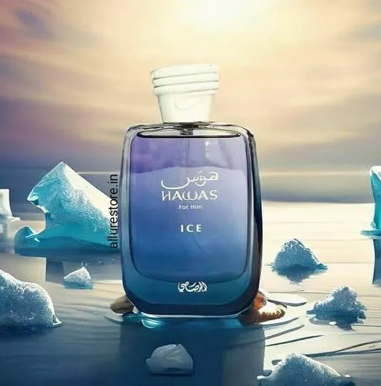 Rasasi Hawas Ice for Men Eau de Parfum – 100ml Long Lasting Fresh Spicy Woody Scent