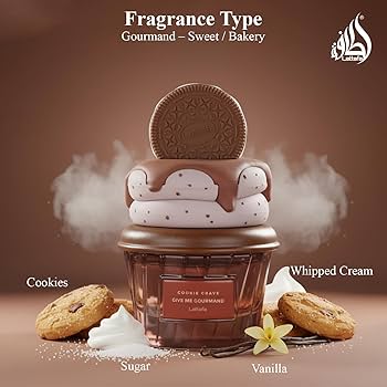 Lattafa Cookie Crave Give Me Gourmand Eau de Parfum, 75ml