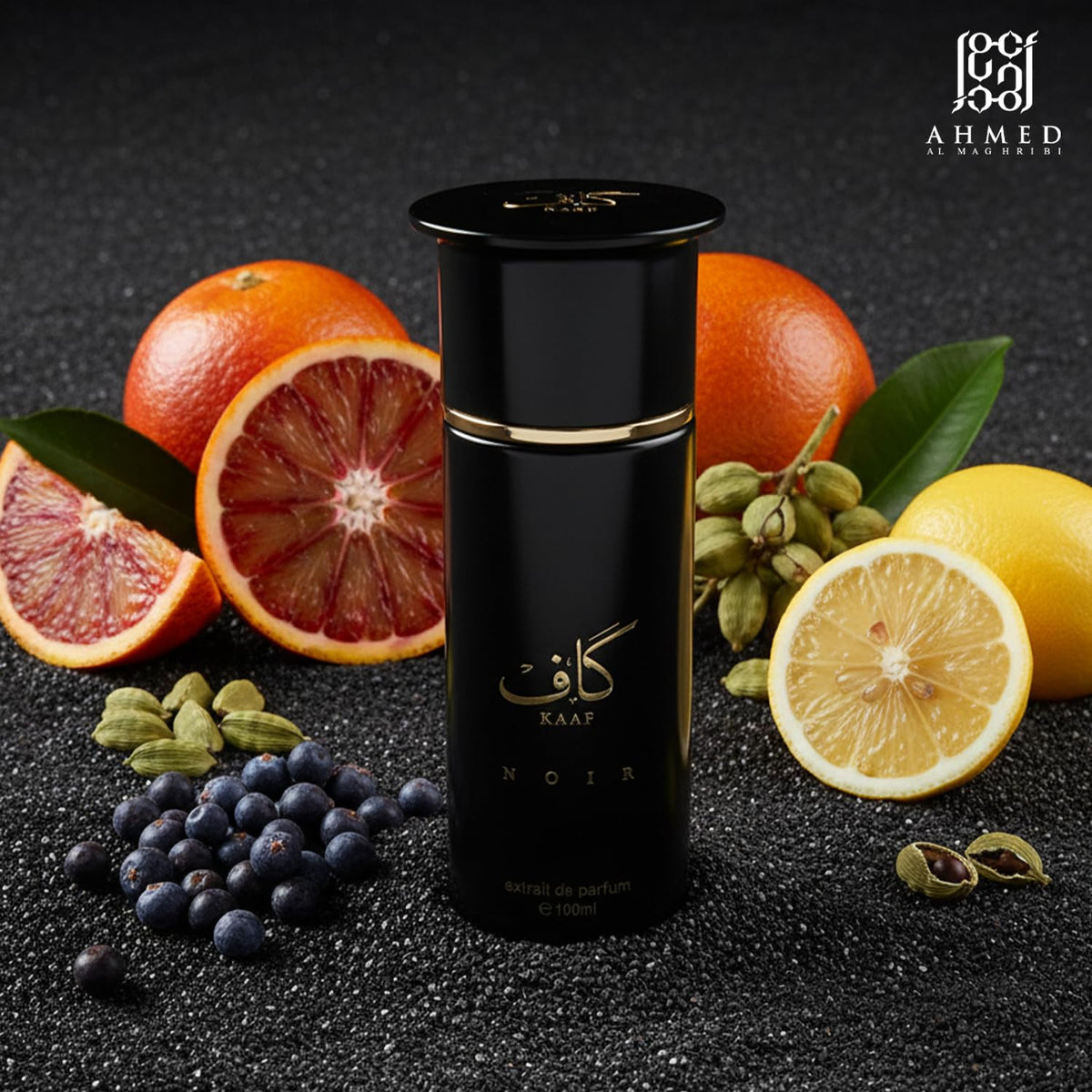 Ahmed Al Maghribi Kaaf Noir Extrait de Parfum 100ml Unisex