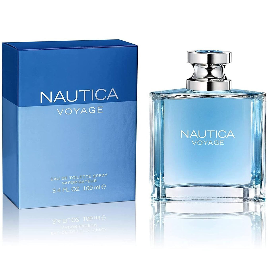 Nautica Voyage Eau De Toilette For Men - 100Ml Fresh Aquatic Scent