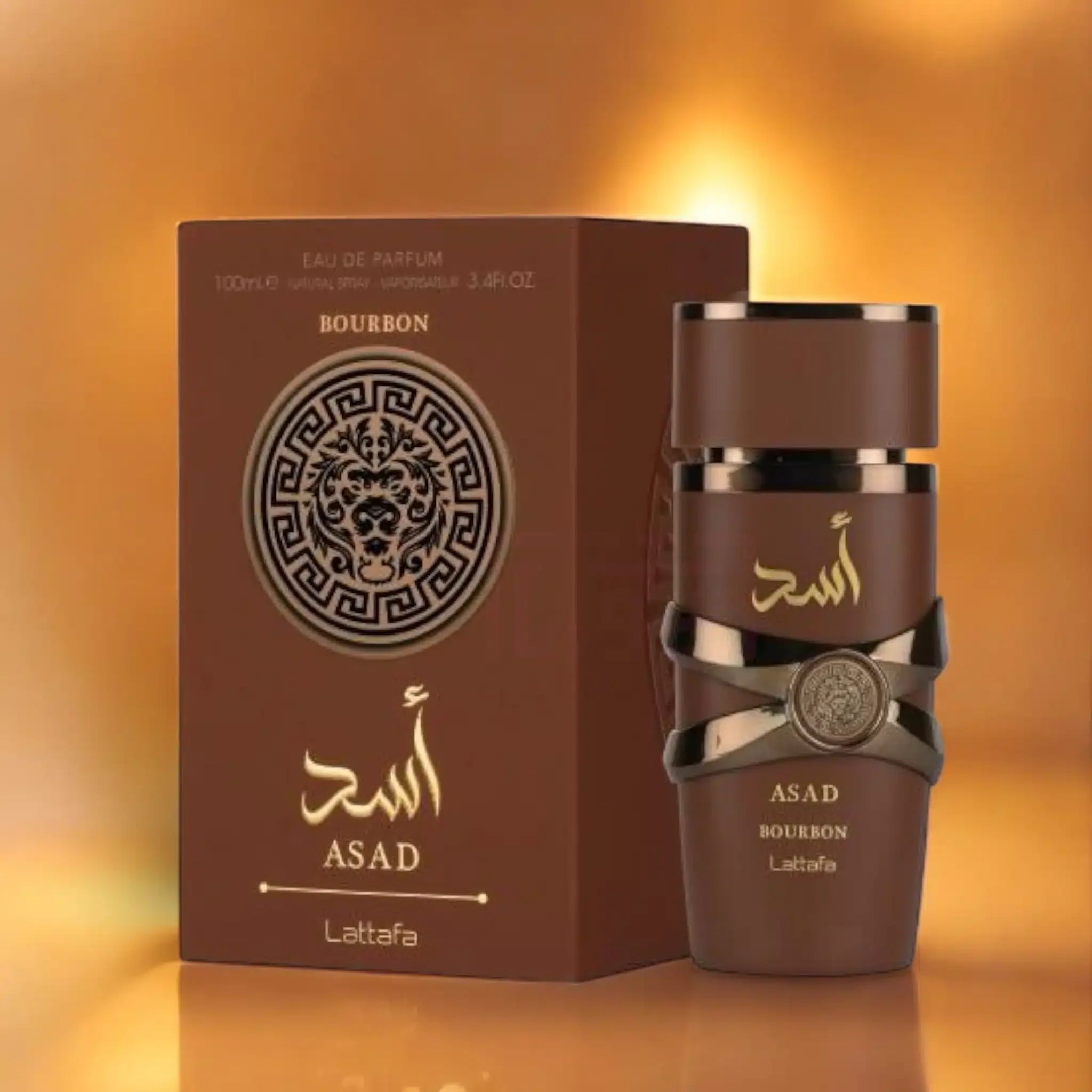 Lattafa Asad Bourbon Eanu De Parfum – 100ml Long Lasting Arabic Perfume for Me