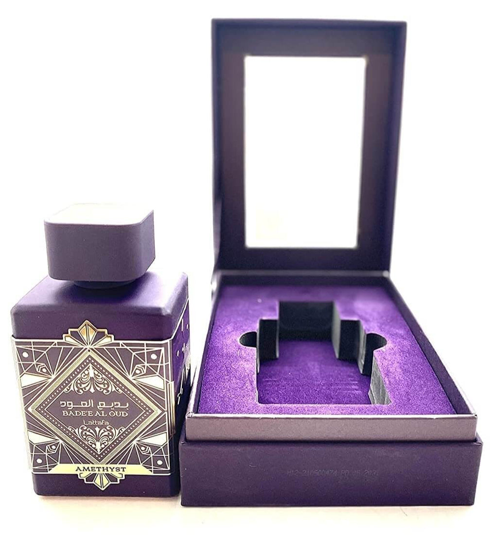 Lattafa Badee Al Oud Amethyst EDP 100ml – Oud & Rose Perfume Unisex