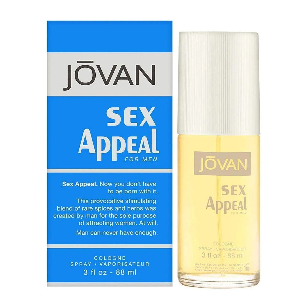 Jovan Sex Appeal Cologne Spray for Men - 88ml