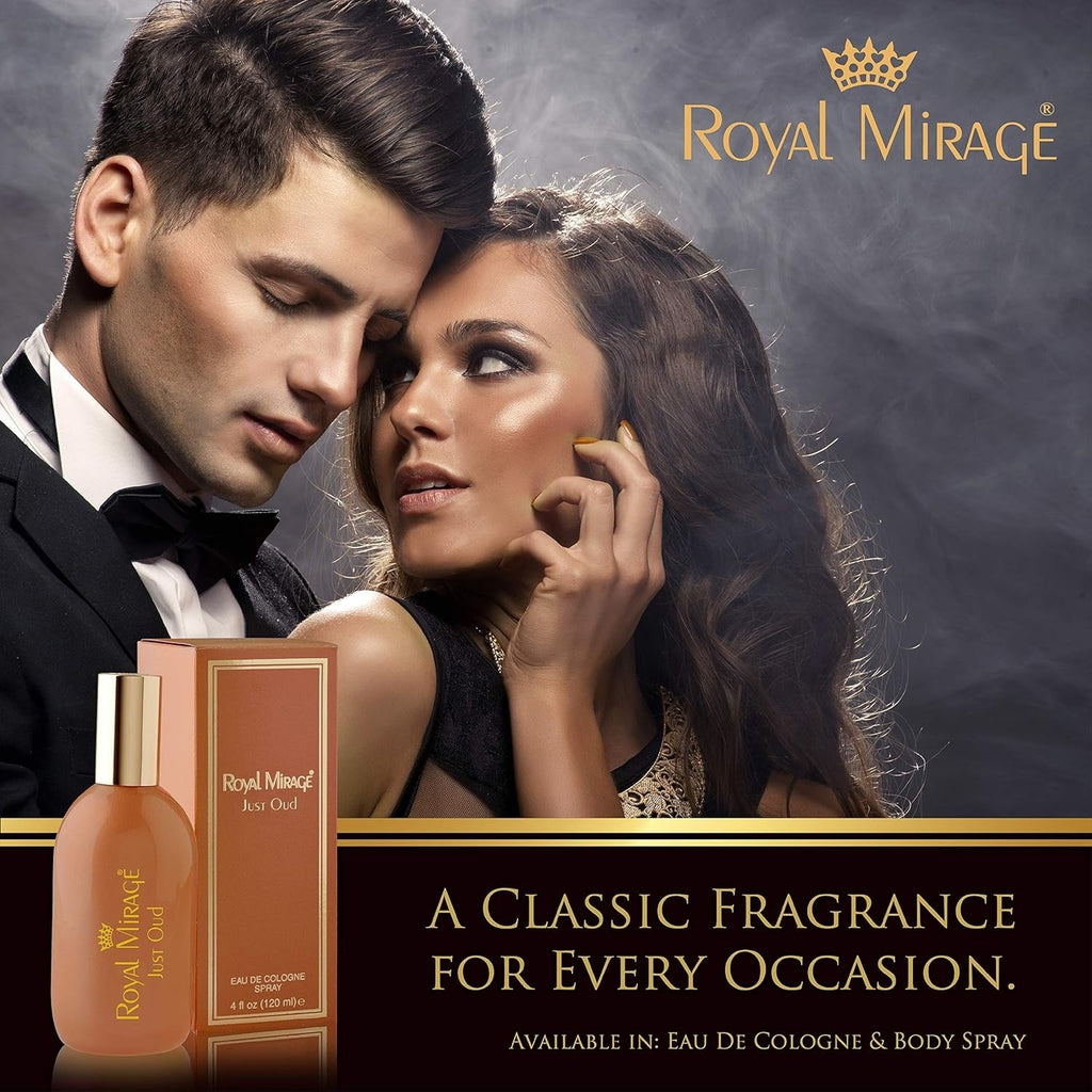 Royal Mirage Just Oud Eau De Cologne Perfume - 120ml