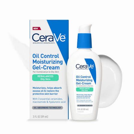 CeraVe Oil Control Moisturizing Gel-Cream for Combination to Oily Skin 89ml