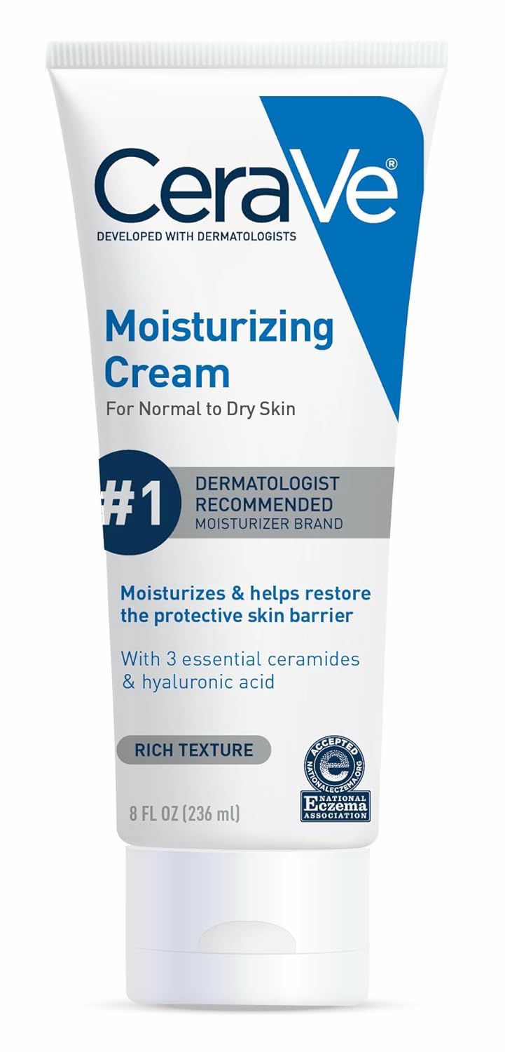 CeraVe Moisturizing Cream for Normal to Dry Skin with Ceramides & Hyaluronic Acid 236ml