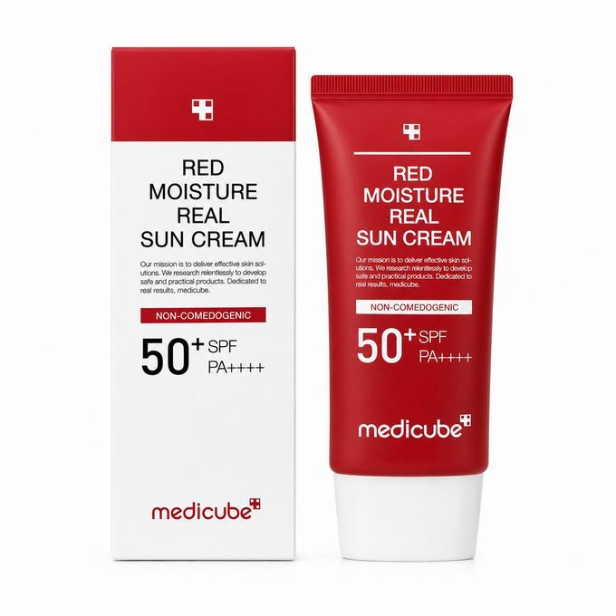 Medicube Red Moisture Real Sun Cream SPF 50+ PA++++ 50ml