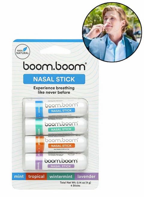 boom.boom Nasal Stick Variety Pack 4-Pack