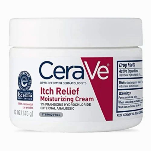 CeraVe Itch Relief Moisturizing Cream 1% Pramoxine 340g