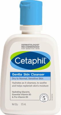 Cetaphil Gentle Skin Cleanser for Dry to Normal Sensitive Skin 125ml