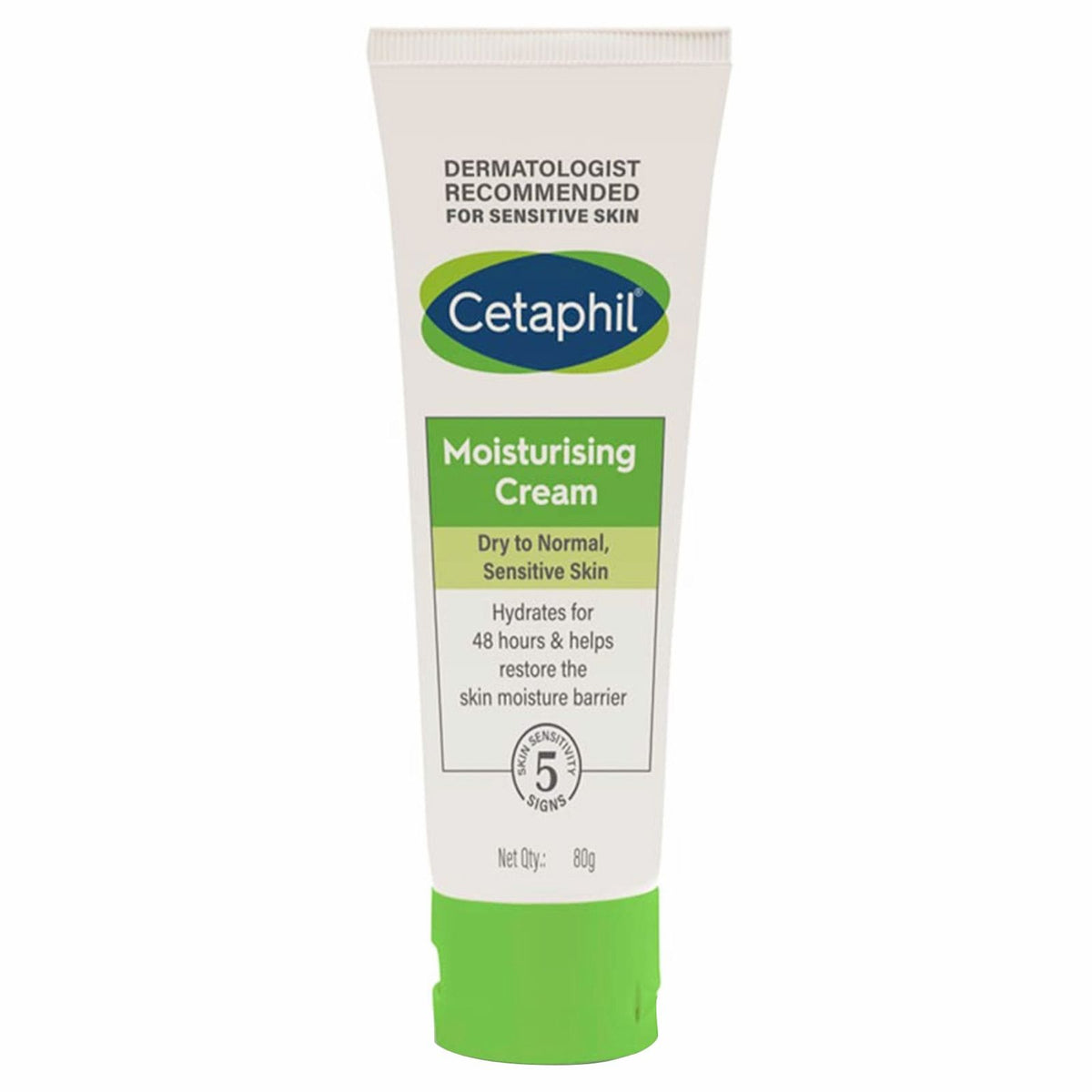 Cetaphil Moisturising Cream for Dry to Normal Sensitive Skin 80g