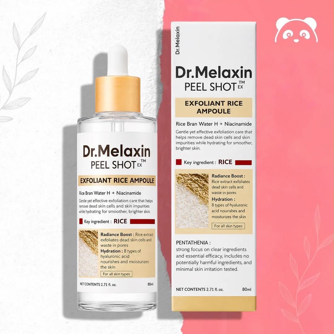 Dr.Melaxin Peel Shot Exfoliant White Rice Ampoule 80ml