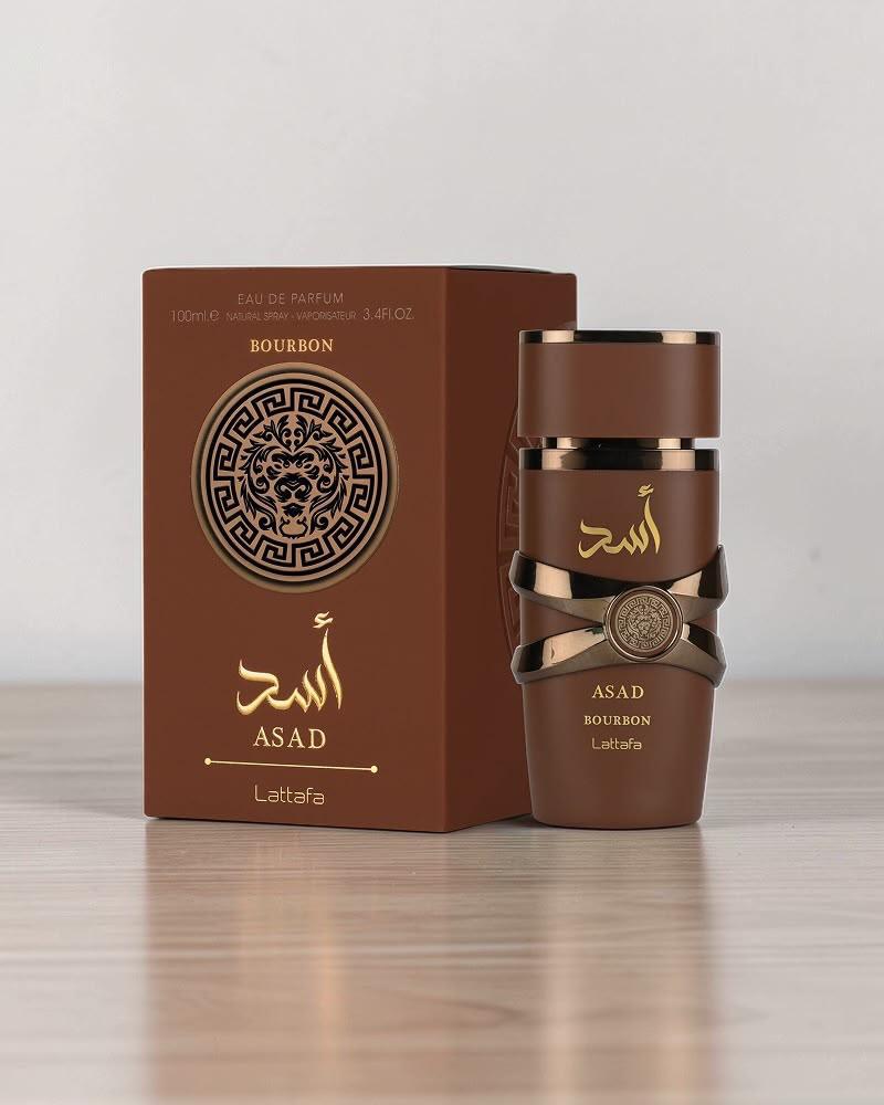 Lattafa Asad Bourbon Eanu De Parfum – 100ml Long Lasting Arabic Perfume for Me