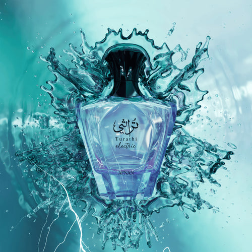 Afnan Turathi Electric Eau de Parfum 90ml – Unisex Fresh Fruity Fragrance