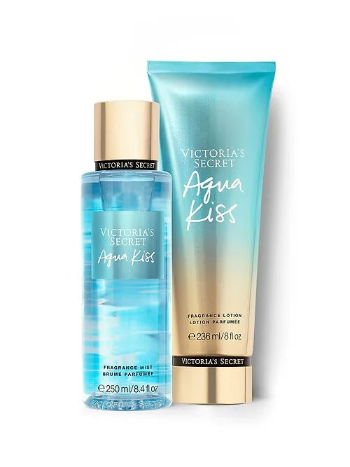 Victoria's Secret Aqua Kiss Mist & Lotion Set 250ml (Pack of 2)