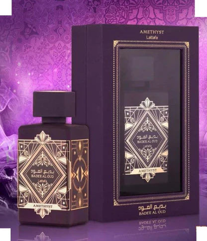 Lattafa Badee Al Oud Amethyst EDP 100ml – Oud & Rose Perfume Unisex