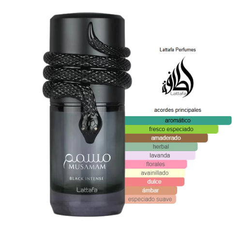 Lattafa Musamam Black Intense 100ml Eau de Parfum for Men