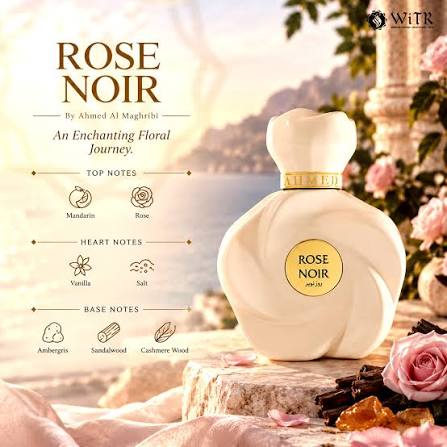 Ahmed Al Maghribi Rose Noir Eau de Parfum 75ml for Women